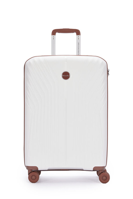 United Colors Of Benetton Trolley 60 Cm Unisex Beyaz Valiz - United Colors Of Benetton