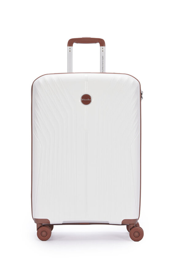 United Colors Of Benetton Trolley 60 Cm Unisex Beyaz Valiz - 1