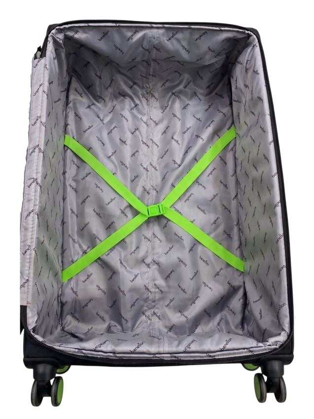 United Colors Of Benetton Trolley 70 Cm Siyah Unisex Valiz - 4