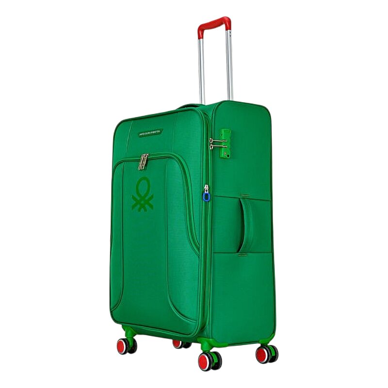 United Colors Of Benetton Trolley 70 Cm Yeşil Unisex Valiz - United Colors Of Benetton (1)