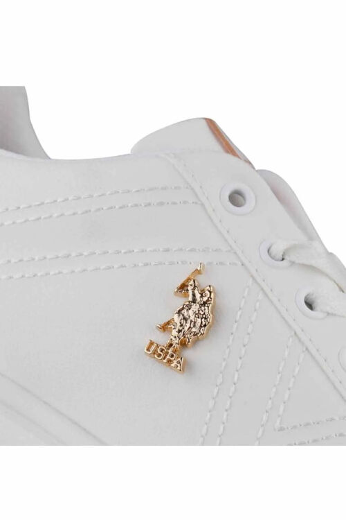 U.S. Polo Assn. 3I EXXY 3FX BEYAZ Kadın Sneaker - 4