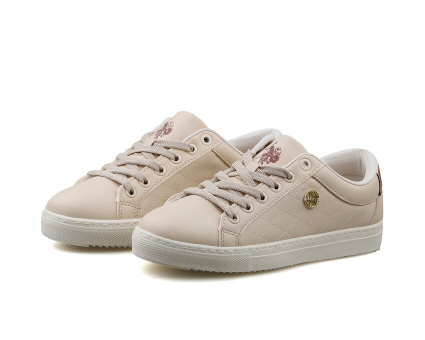 U.S. Polo Assn. 3I TIGGY 3FX Bej Kadın Sneaker - 4
