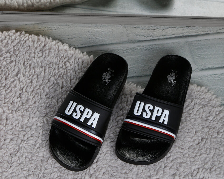 U.S. Polo Assn. 3M Alvega 3FX Siyah Erkek Terlik - 8