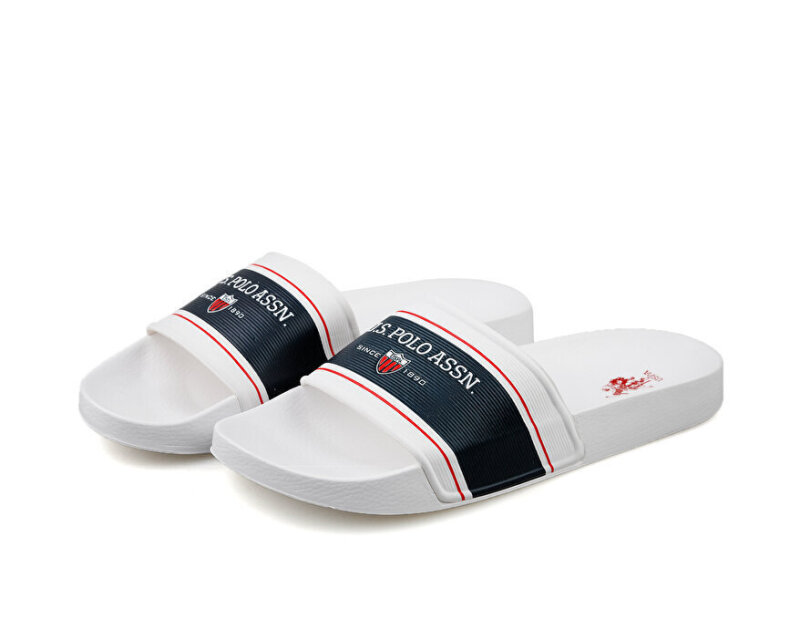 U.S. Polo Assn. 3M RUGBY GR 3FX BEYAZ Çocuk Terlik - 3