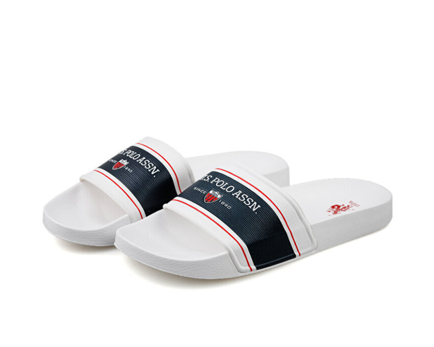 U.S. Polo Assn. 3M RUGBY GR 3FX BEYAZ Çocuk Terlik - 3