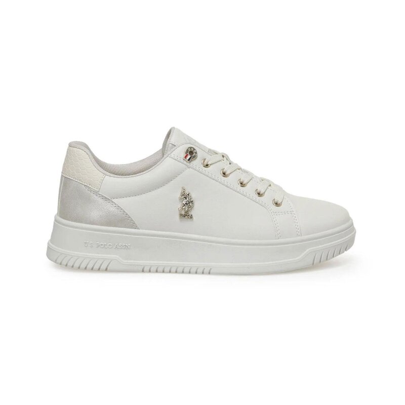 U.S. Polo Assn. 3S ONZA 3PR Bej Kadın Sneaker - 1