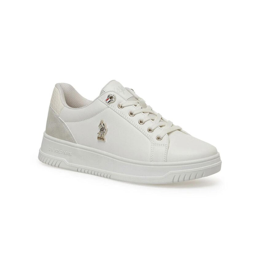 U.S. Polo Assn. 3S ONZA 3PR Bej Kadın Sneaker - 2