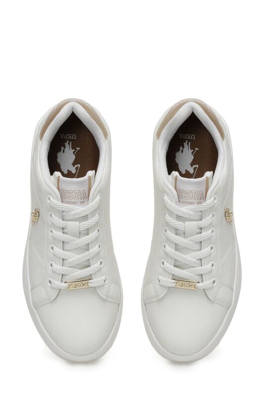 U.S. Polo Assn. 3W EXTRA 3PR BEYAZ Kadın Sneaker - 4