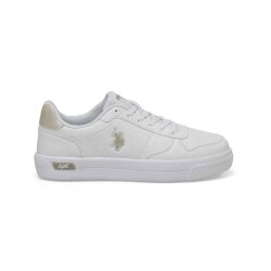 U.S. Polo Assn. 4M ELLIS 4FX BEYAZ Kadın Sneaker Ayakkabı - 1