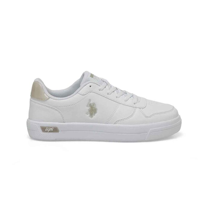 U.S. Polo Assn. 4M ELLIS 4FX BEYAZ Kadın Sneaker Ayakkabı - 1