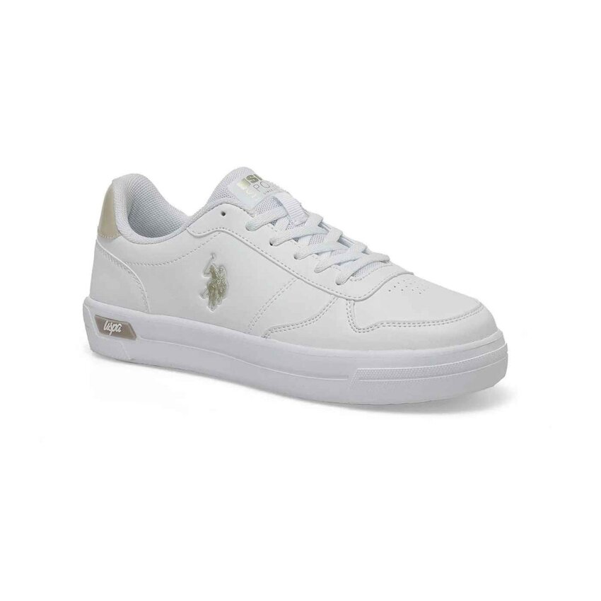 U.S. Polo Assn. 4M ELLIS 4FX BEYAZ Kadın Sneaker Ayakkabı - 2
