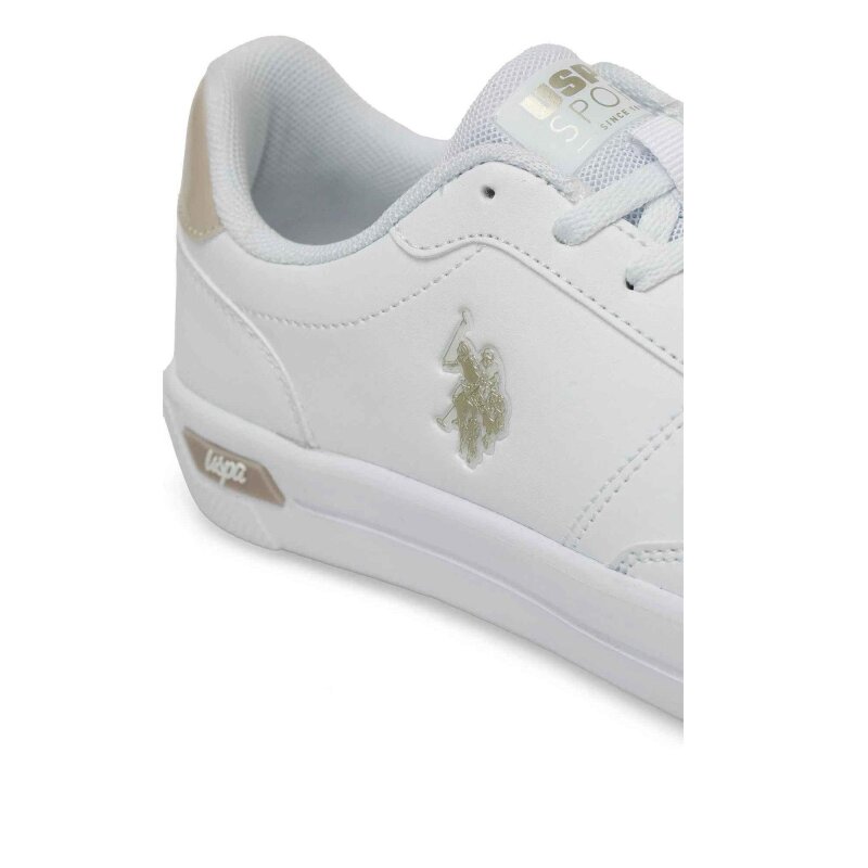 U.S. Polo Assn. 4M ELLIS 4FX BEYAZ Kadın Sneaker Ayakkabı - 3