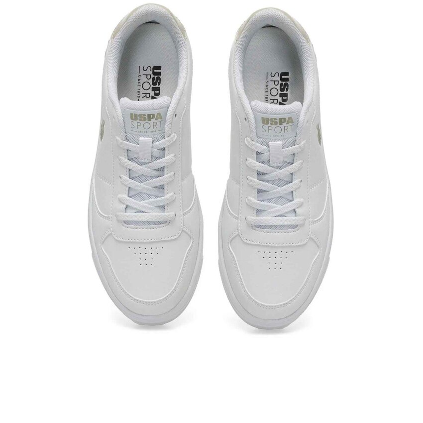 U.S. Polo Assn. 4M ELLIS 4FX BEYAZ Kadın Sneaker Ayakkabı - 4