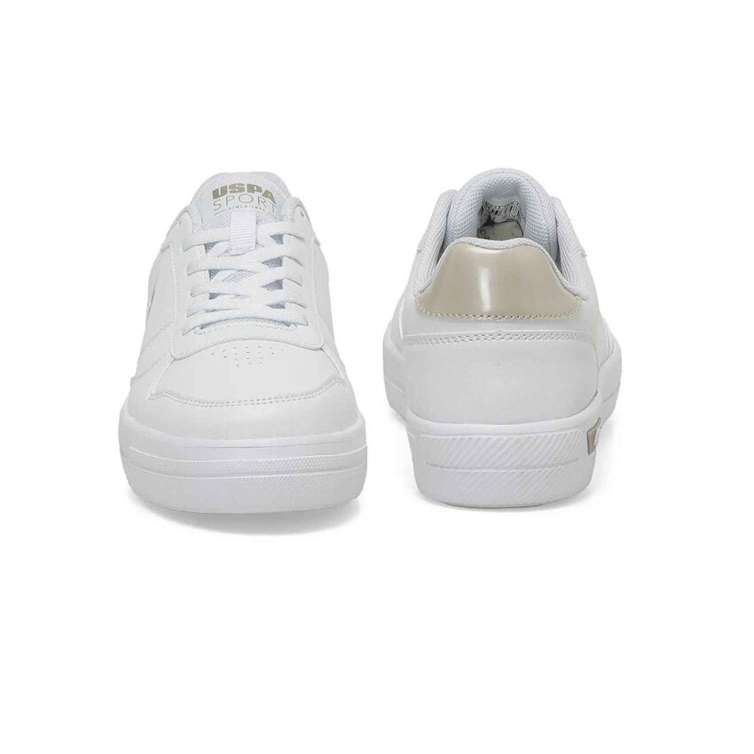 U.S. Polo Assn. 4M ELLIS 4FX BEYAZ Kadın Sneaker Ayakkabı - 5