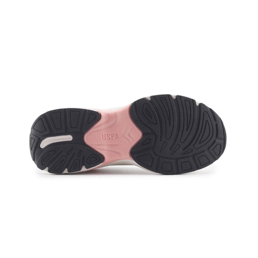 U.S. Polo Assn. 4M Felix 4FX Bej Kadın Sneaker Ayakkabı - 4