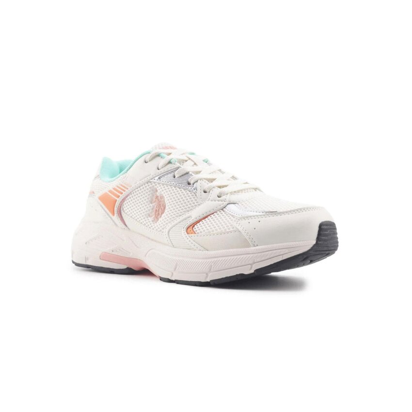 U.S. Polo Assn. 4M Felix 4FX Bej Kadın Sneaker Ayakkabı - 2