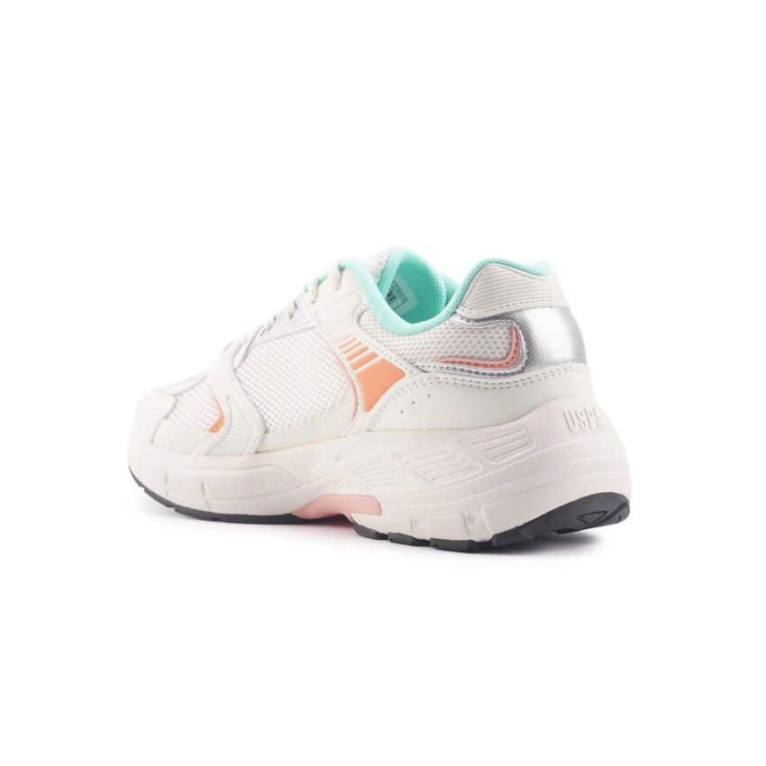 U.S. Polo Assn. 4M FELIX WMN 4FX Bej Kadın Sneaker Ayakkabı - 3