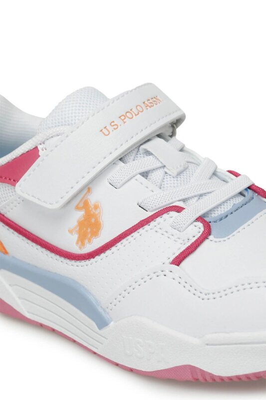 U.S. Polo Assn. 4M MARTELL JR 4FX BEYAZ Çocuk Günlük Ayakkabı - 7