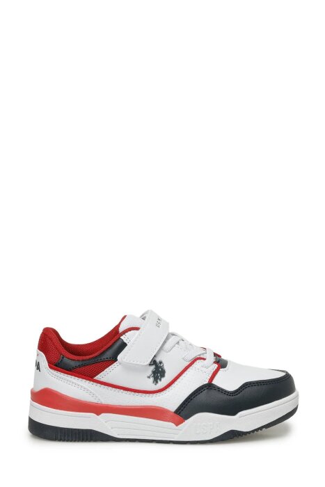 U.S. Polo Assn. 4M MARTELL JR 4FX BEYAZ Çocuk Günlük Ayakkabı - 1