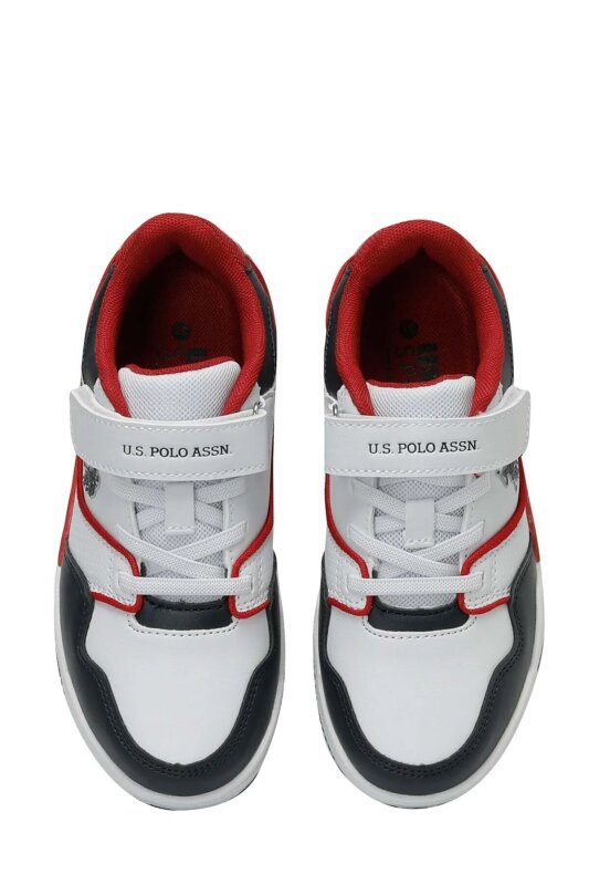 U.S. Polo Assn. 4M MARTELL JR 4FX BEYAZ Çocuk Günlük Ayakkabı - 4