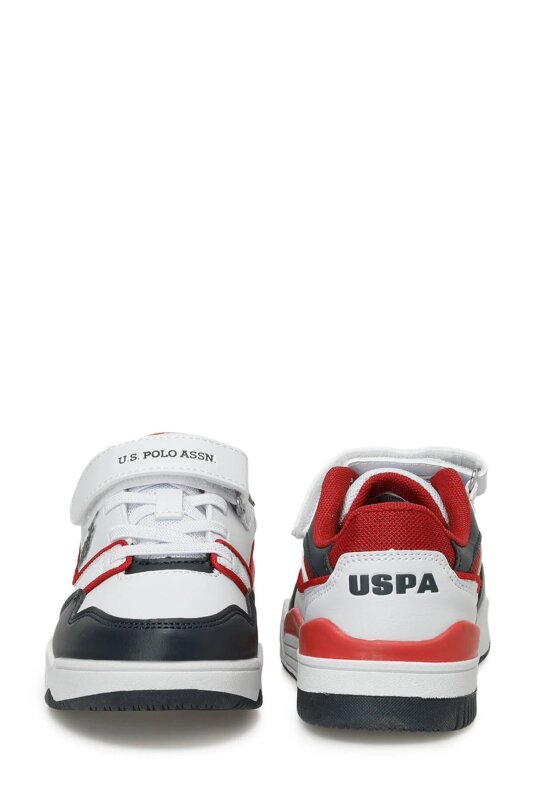 U.S. Polo Assn. 4M MARTELL JR 4FX BEYAZ Çocuk Günlük Ayakkabı - 5