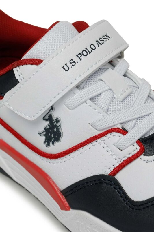 U.S. Polo Assn. 4M MARTELL JR 4FX BEYAZ Çocuk Günlük Ayakkabı - 7