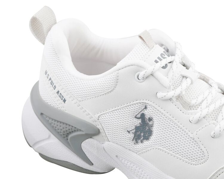 U.S. Polo Assn. 4M MAYBE WMN 4FX BEYAZ Kadın Sneaker Ayakkabı - 7