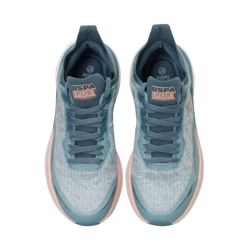 U.S. Polo Assn. 4M STEVEN WMN 4FX Mavi Kadın Koşu Ayakkabısı - 3