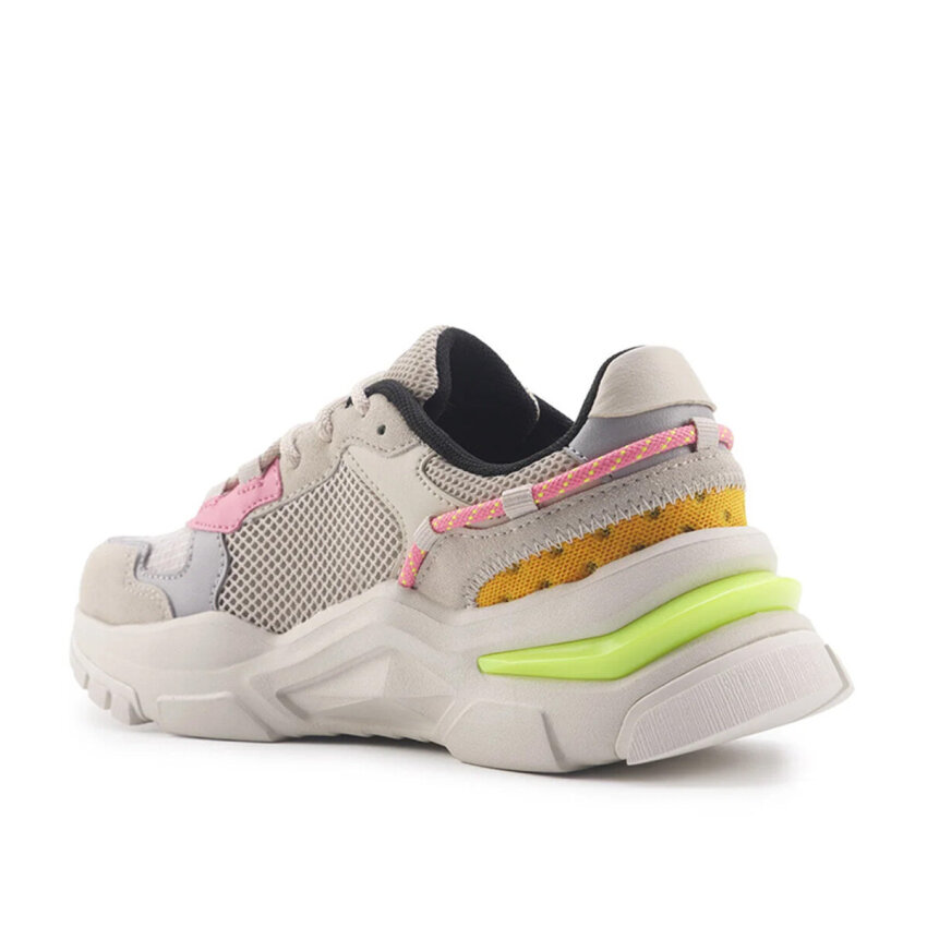 U.S. Polo Assn. 4M Vincent 4FX Bej Kadın Sneaker Ayakkabı - 2