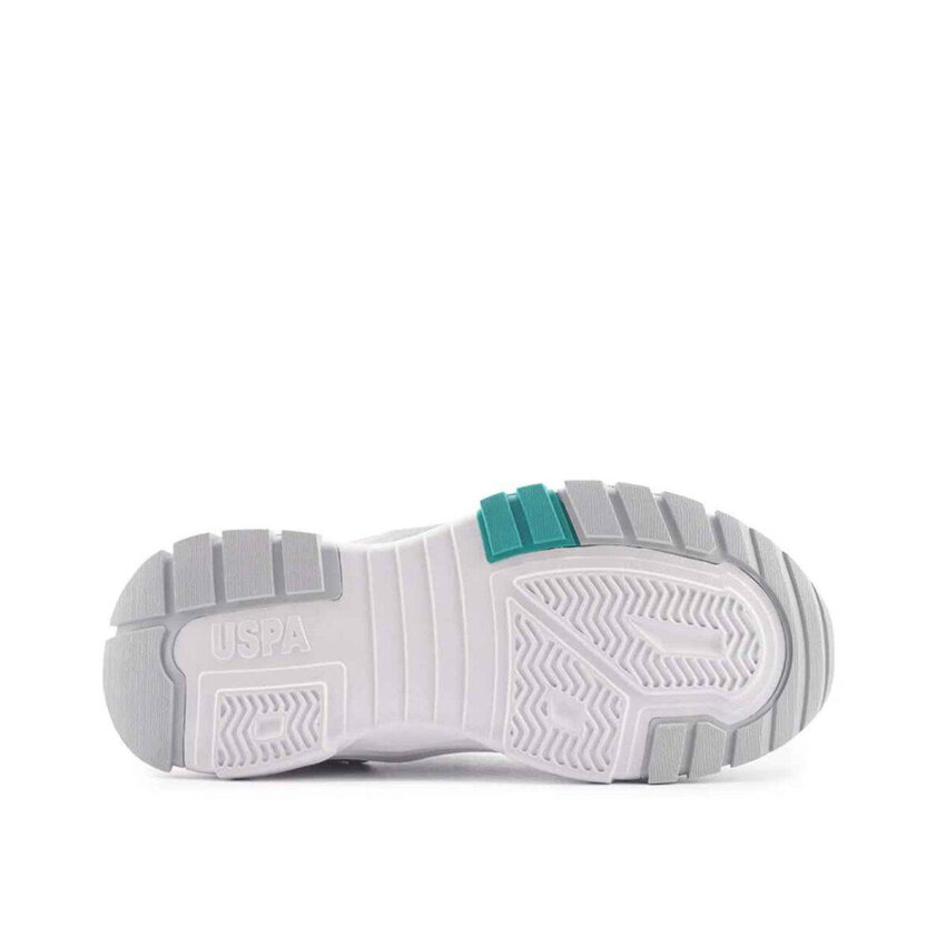 U.S. Polo Assn. 4M Vincent 4FX Gri Kadın Sneaker Ayakkabı - 2