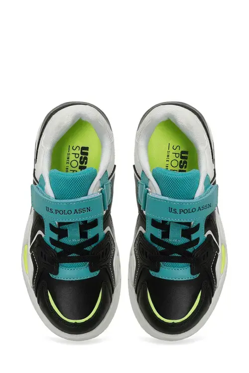 U.S. Polo Assn. 4W Denver Jr 4PR BEYAZ Çocuk Günlük Ayakkabı - 3