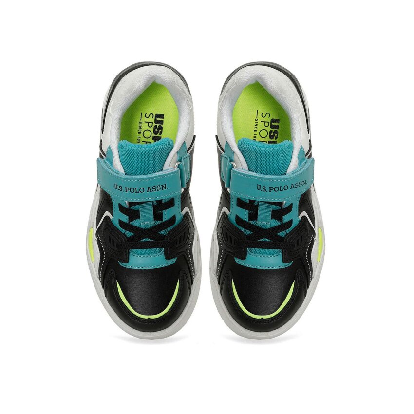 U.S. Polo Assn. 4W Denver Jr 4PR Beyaz Çocuk Günlük Ayakkabı - 4
