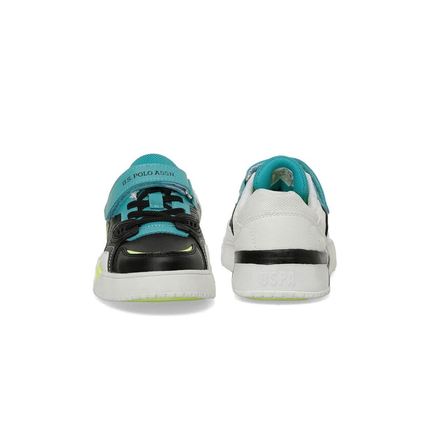 U.S. Polo Assn. 4W Denver Jr 4PR Beyaz Çocuk Günlük Ayakkabı - 5