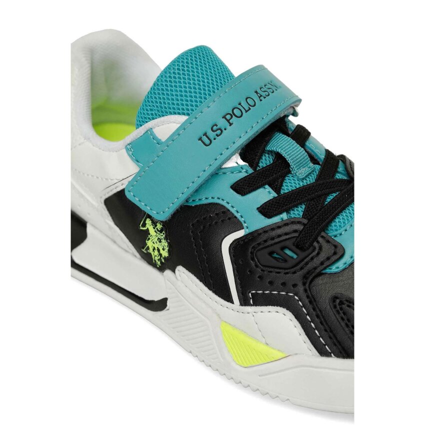 U.S. Polo Assn. 4W Denver Jr 4PR Beyaz Çocuk Günlük Ayakkabı - 7
