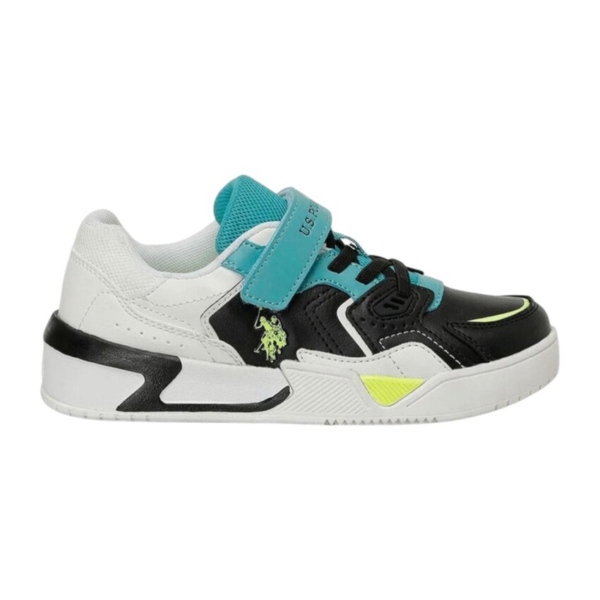 U.S. Polo Assn. 4W Denver Jr 4PR Beyaz Çocuk Günlük Ayakkabı - 1