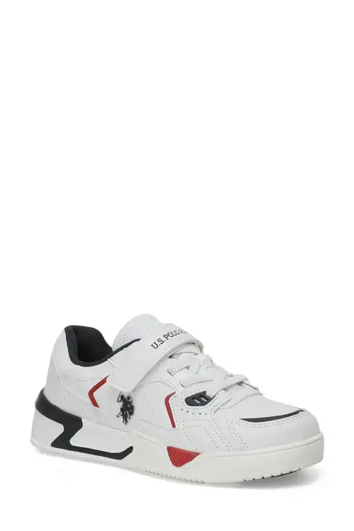 U.S. Polo Assn. 4W Denver Jr 4PR Beyaz Çocuk Günlük Ayakkabı - 4