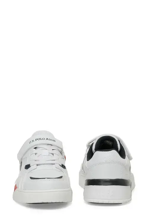 U.S. Polo Assn. 4W Denver Jr 4PR Beyaz Çocuk Günlük Ayakkabı - 6