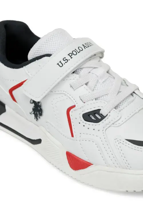 U.S. Polo Assn. 4W Denver Jr 4PR Beyaz Çocuk Günlük Ayakkabı - 7