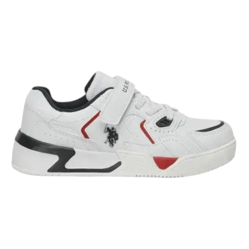 U.S. Polo Assn. 4W Denver Jr 4PR Beyaz Çocuk Günlük Ayakkabı - 1