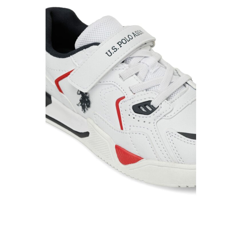 U.S. Polo Assn. 4W Denver Jr 4PR Beyaz Çocuk Günlük Ayakkabı - 8