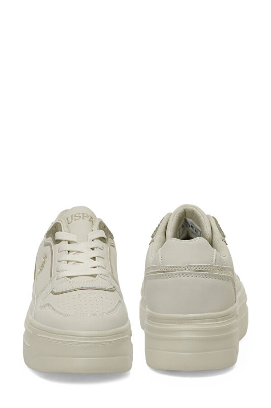 U.S. Polo Assn. 5F Caroline 5PR Bej Kadın Sneaker Ayakkabı - 6