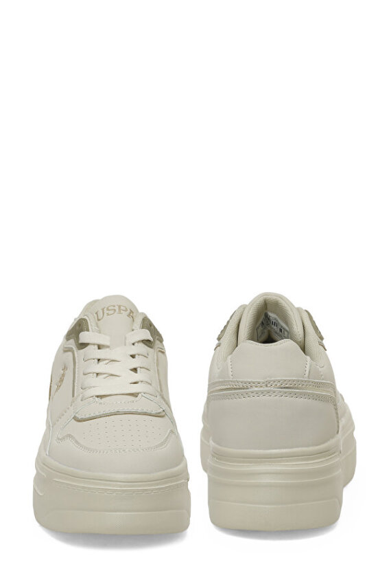 U.S. Polo Assn. 5F Caroline 5PR Bej Kadın Sneaker Ayakkabı - 6