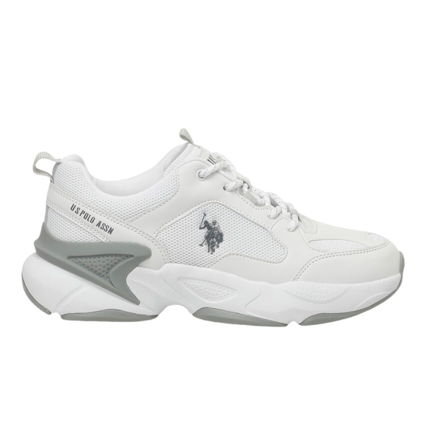 U.S. Polo Assn. 5F Maybe 5PR Beyaz Kadın Sneaker Ayakkabı - 1