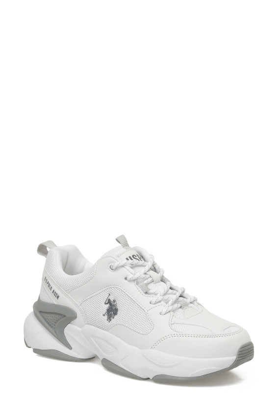 U.S. Polo Assn. 5F Maybe 5PR Beyaz Kadın Sneaker Ayakkabı - 2