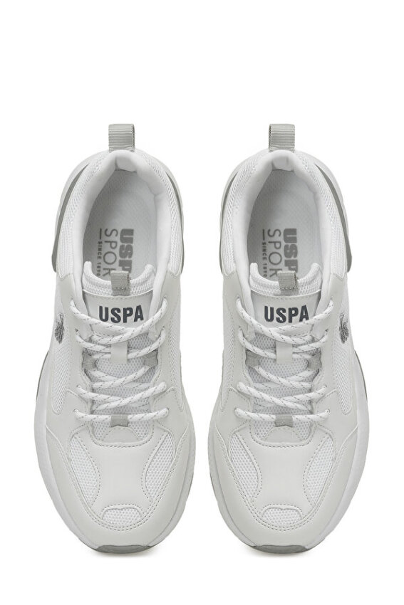 U.S. Polo Assn. 5F Maybe 5PR Beyaz Kadın Sneaker Ayakkabı - 3