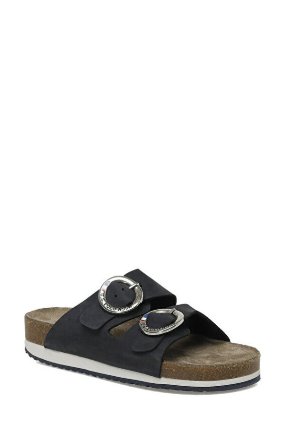 U.S. Polo Assn. 5M Plain NU 5FX Lacivert Kadın Terlik - 3