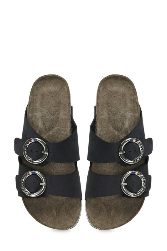 U.S. Polo Assn. 5M Plain NU 5FX Lacivert Kadın Terlik - 4