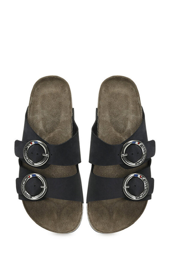 U.S. Polo Assn. 5M Plain NU 5FX Lacivert Kadın Terlik - 4