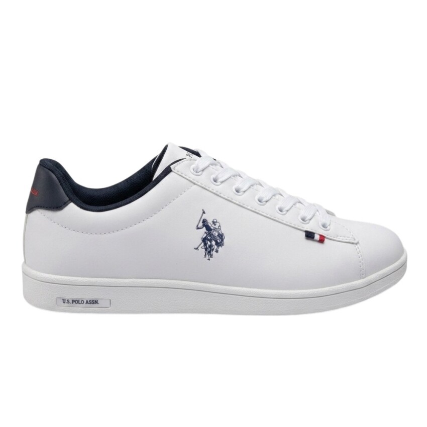 U.S. Polo Assn. 6M Franco 6FX Beyaz Erkek Sneaker Ayakkabı - 1