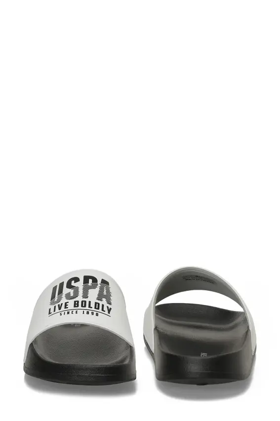 U.S. Polo Assn. 6M Gusty 6FX Beyaz Erkek Terlik - 5